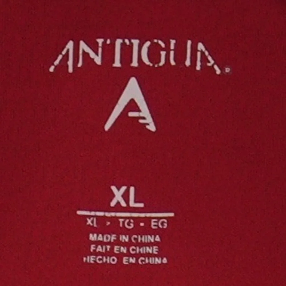 Antigua Cincinnati Reds Quarter Zip Pullover Men's Size XL Red MLB Performance